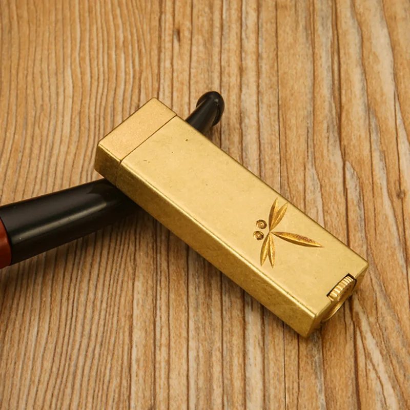 Новинка зажигалка для шлифовального круга Free Fire медная Кремниевая керосиновая