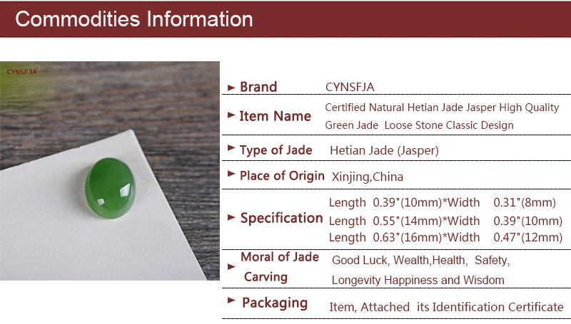 CYNSFJA настоящий редкий Сертифицированный подвескаиз натурального камня jade Jasper счастливый свободный камень зеленый высокое качество личный заказ ювелирные изделия лучшие подарки