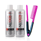 Без формалина 120 мл Magic Master бразильское Кератиновое лечение волос + 120 мл очищающий шампунь с бесплатным расческа в подарок