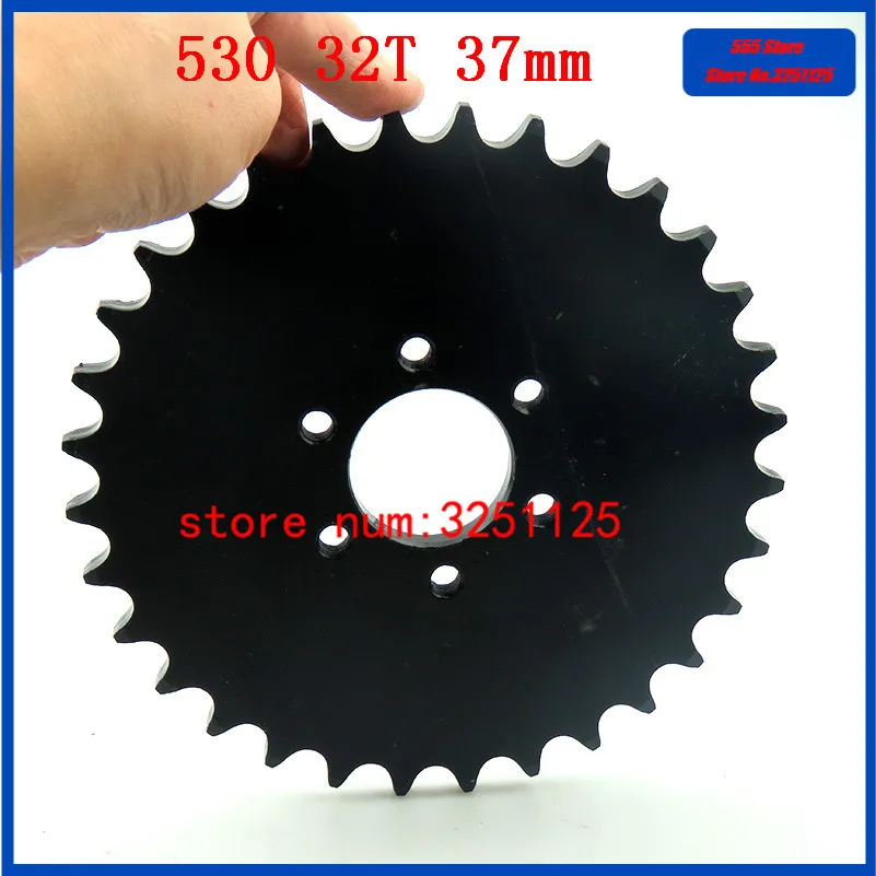 

ATV 530 37mm 32T Sprocket Fit for China 150CC 200CC 250CC 530'' Chain Drive UTV Go Kart Buggy Quad Bike Scooter Motorcycle