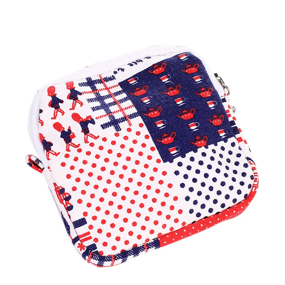 Милая гигиеническая сумка для женщин и девушек хранения салфеток полотенец