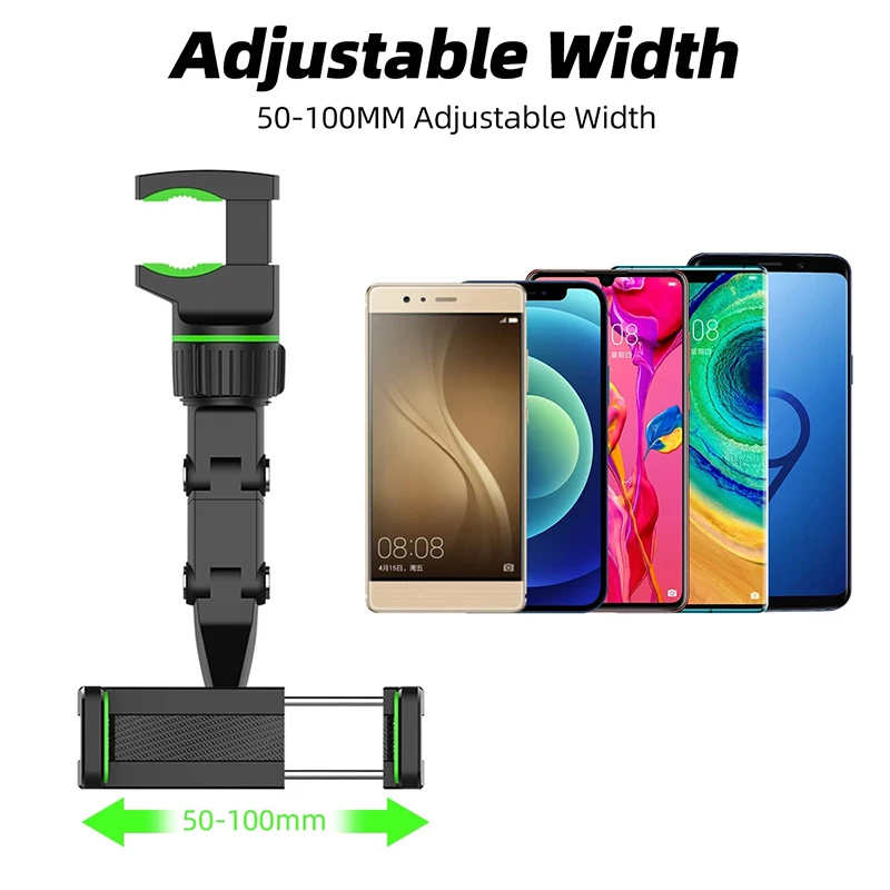 telephone car holder 360 degree rotating stand rearview mirror gps navigation auto phone support multifunctional phone holder free global shipping
