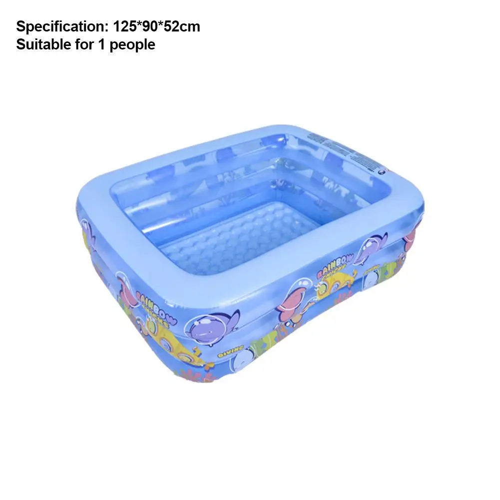 

Inflatable Swimming Pool Thickened Abrasion Resistant Family Inflatable Pool for Kids Babies Adults
