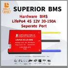 Daly BMS 3,2 V Lifepo4 4S Bms 12V 30A 40A 50A 60A 80A 100A 120A 150A отдельный порт с балансировкой PCM Hardware BMS LiNCM LMO