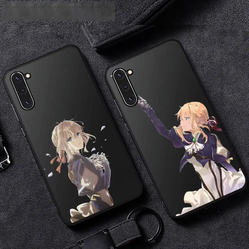

Violet Evergarden Phone Case For Samsung A51 A32 A52 A71 A50 A12 A21S S10 S20 S21 Plus Fe Ultra