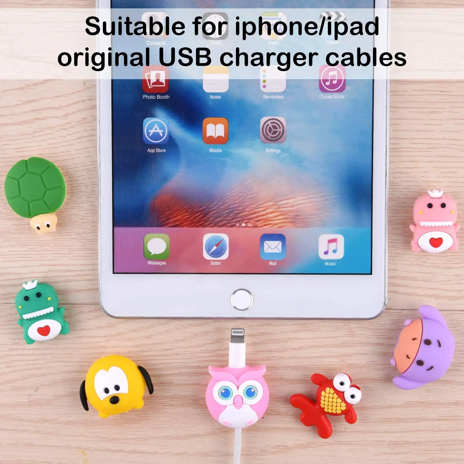 Защитные кабели в виде животных для iPhone/iPad защитный кабель зарядного устройства