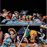 length 93cm dragon boat one piece gk action figure anime statue collection desktop decoration toy luffy decorative figma dolls