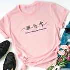 Футболка со слоганом надписи Оставьте ничего, но следы, женская модная футболка для девочек, рубашки с рисунком Кита, спасите черепахи, хлопковые топы, Прямая поставка