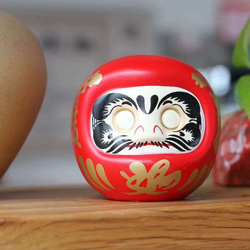 4 дюйма японский Керамика Дарума кукла Lucky Cat Фортуна орнамент денежный ящик для