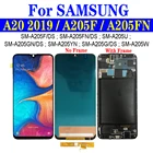 A20 ЖК-дисплей с рамкой для Samsung Galaxy A20 2019 ЖК SM-A205FDS SM-A205FN дисплей A205 A205YN A205G с цифровым преобразователем сенсорного ввода в 6,4