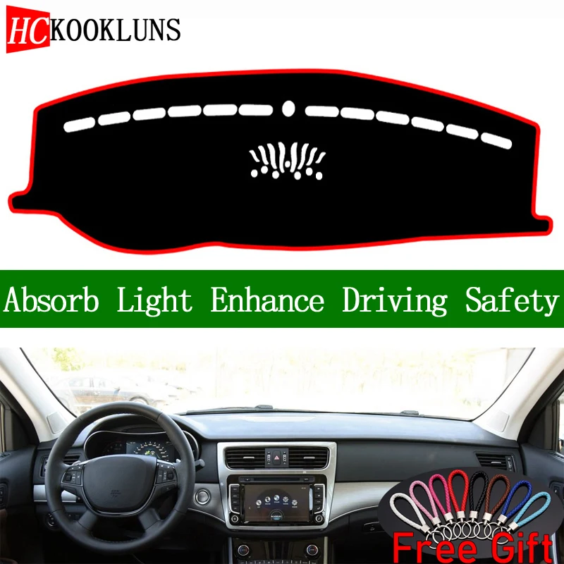 

For HAVAL H8 2012 2013 2014 2015-2017 Dashboard Cover Sun Shade Non-slip Dash Mat Pad Carpet Car Stickers Interior Accessories