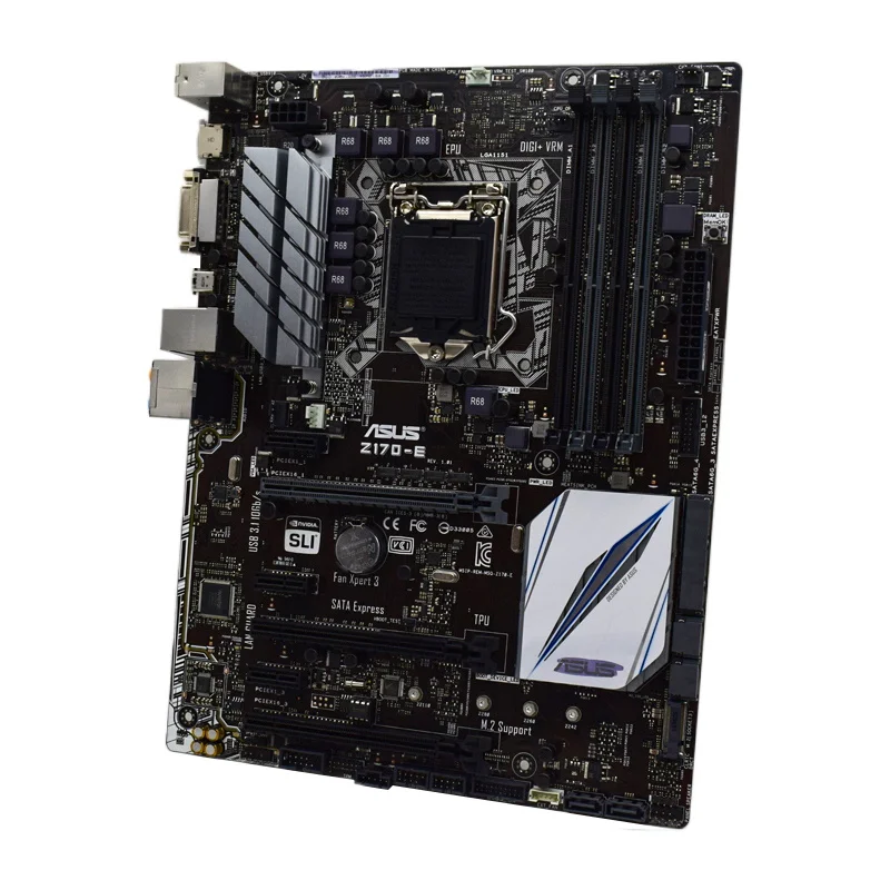 Материнская плата LGA 1151 Asus Z170-E материнская DDR4 Intel Z170 64 Гб PCI-E 3 0 USB3.1ATX для Core i3-7320 cpu |