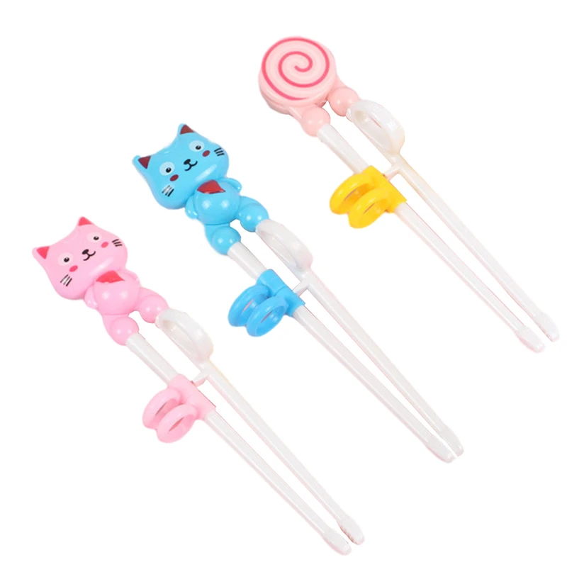 Палочки для еды с мультяшными животными 1 пара Детские палочки учебные обучение