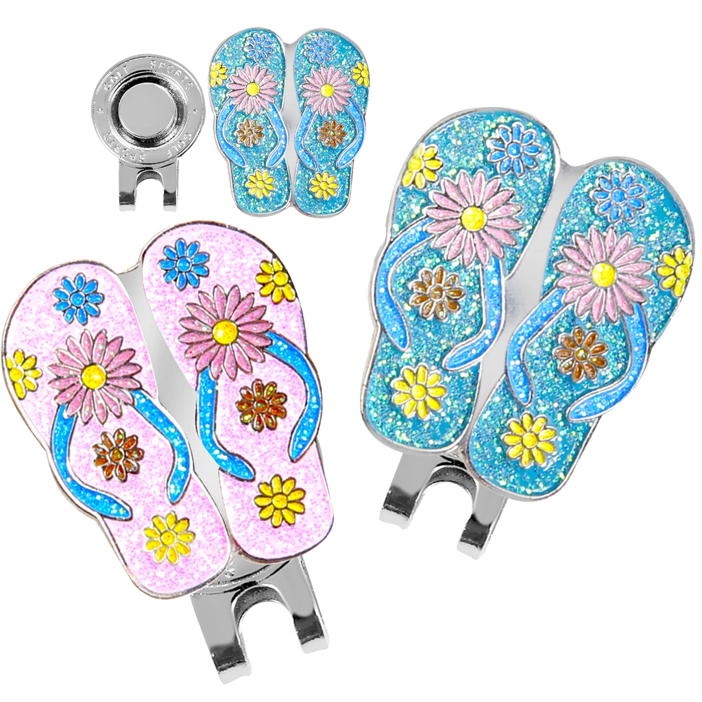 Зажим для шляпы гольфа со съемным магнитным маркером мяча украшение ремня