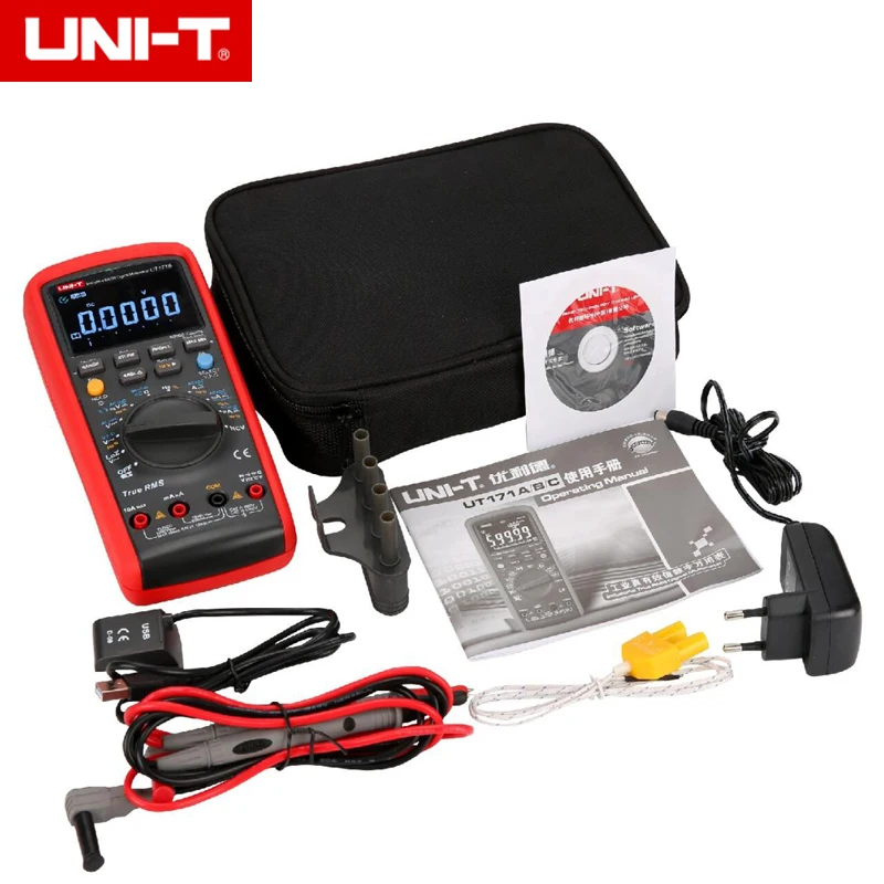 Цифровой мультиметр UNI-T UT171B Eletronic AC DC True RMS Автоматический/ручной диапазон приема