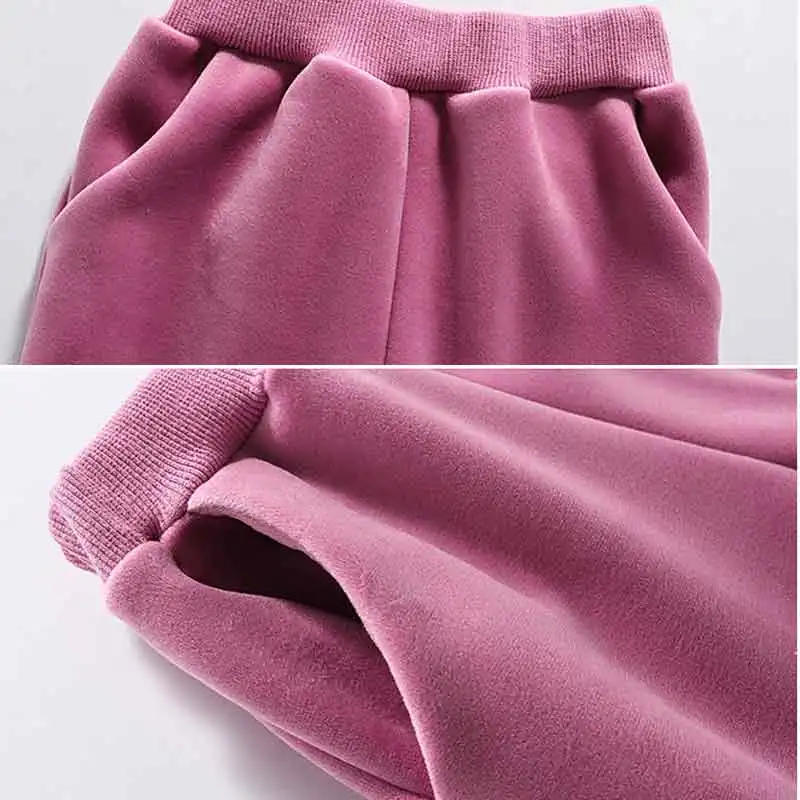 

Kids Casual Velvet Clothes Suits Hooded Vest+letter Embroidery Hoodies+pants Thick Tracksuits Baby or Teenage Girls Ski Uniforms
