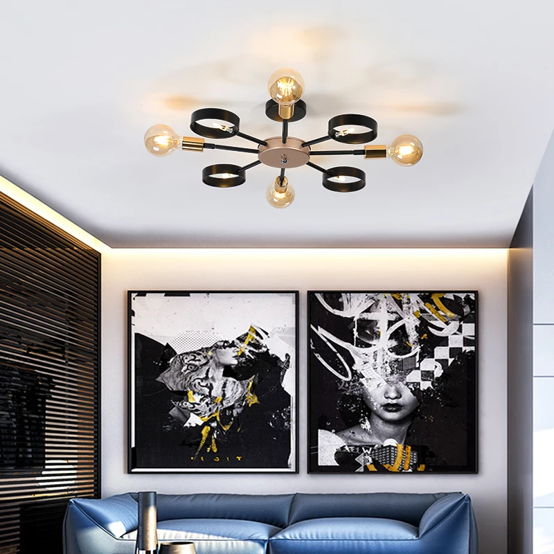 Бар G4 светодиодный панельный потолочный светильник дизайнерский Звездный