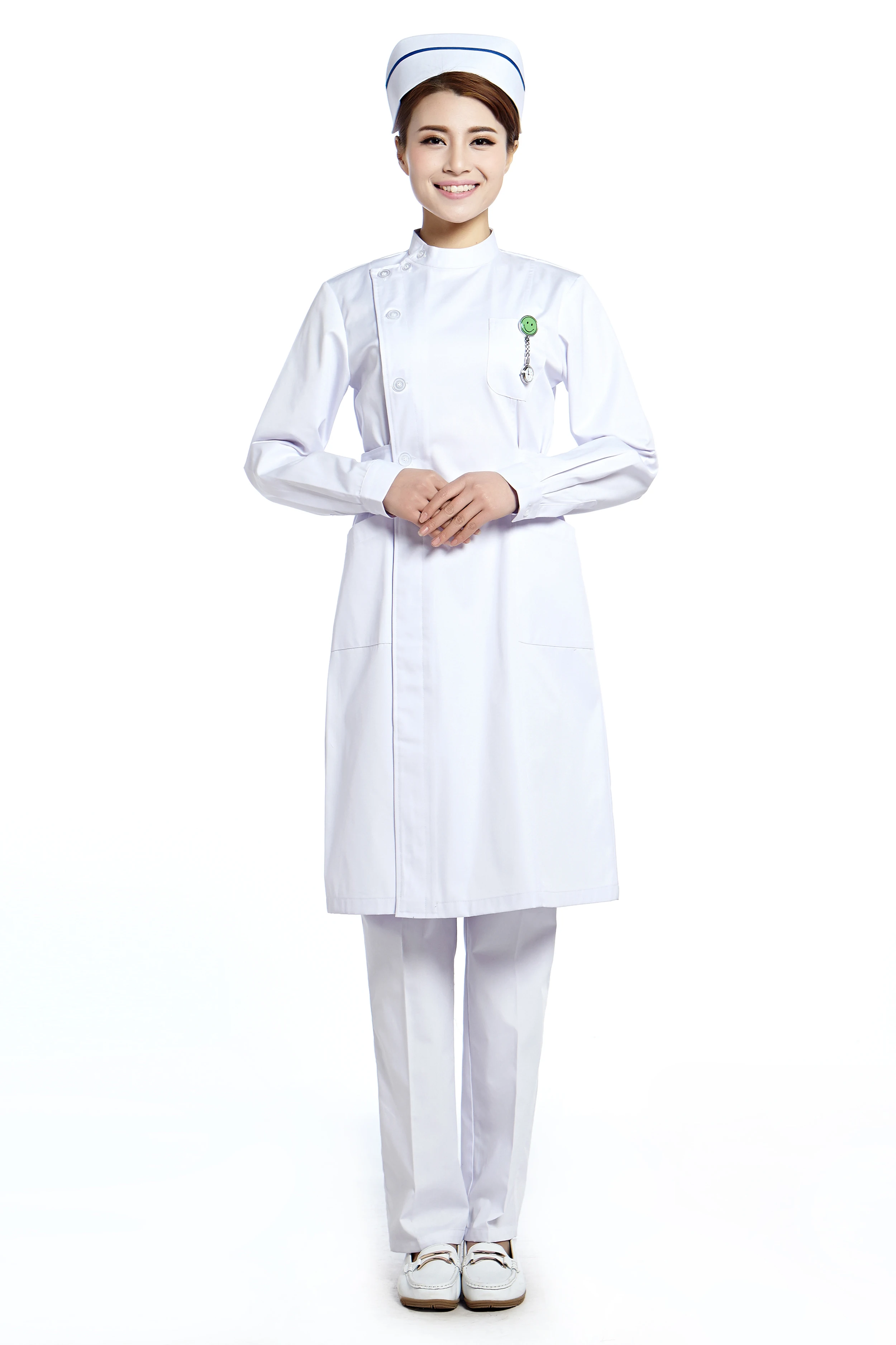 Медицинская форма белая медсестры с длинным рукавом для больницы | Тематическая