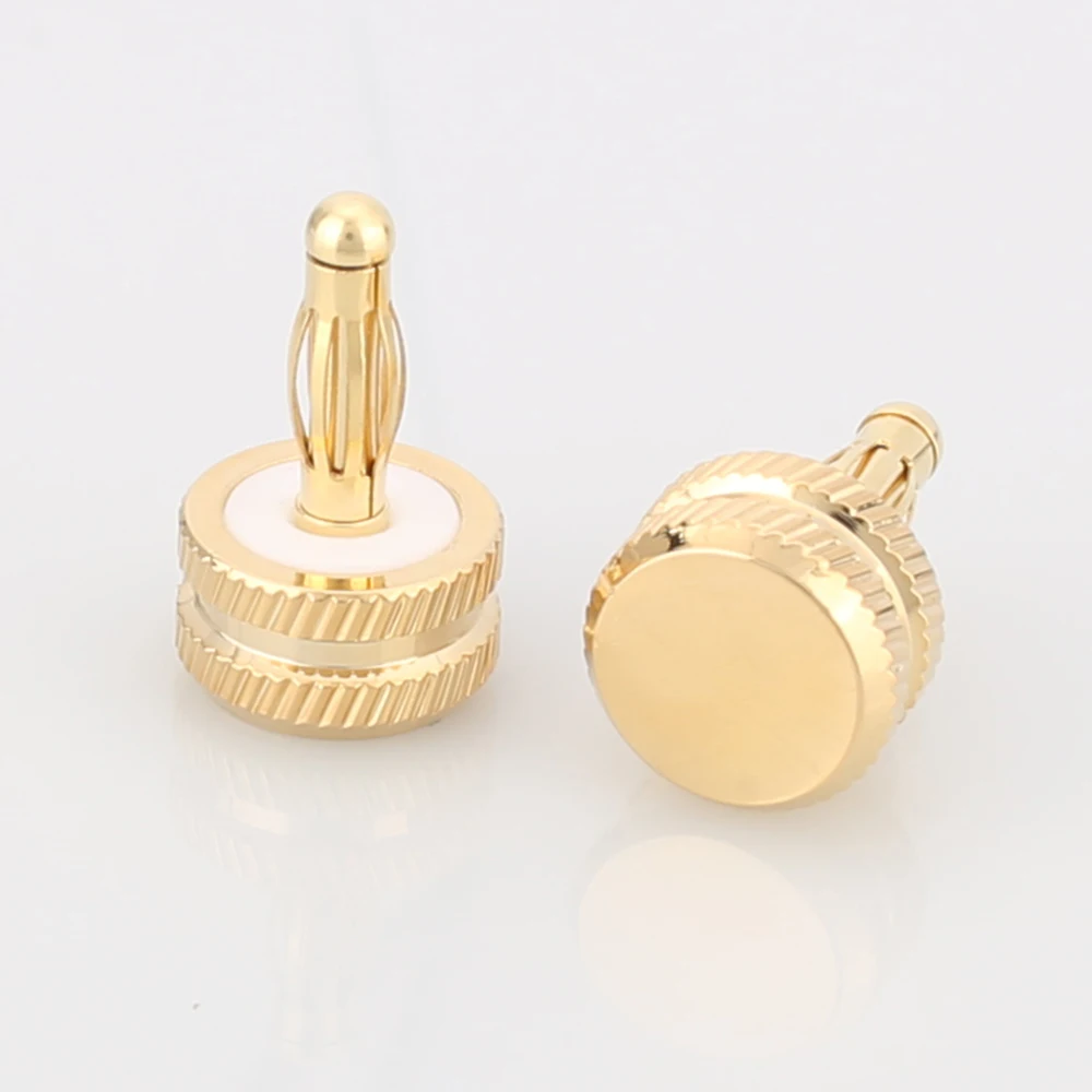 2x шумоподавляющая крышка s Gold cap усилитель динамика Клеммная клемма