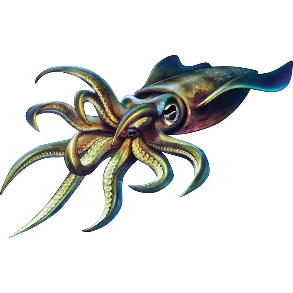 

W-1058 Creativity Octopus Modeling Personality Car Sticker PVC Fashion Auto Window Bumper Quality Waterproof Self-adhesive Decal