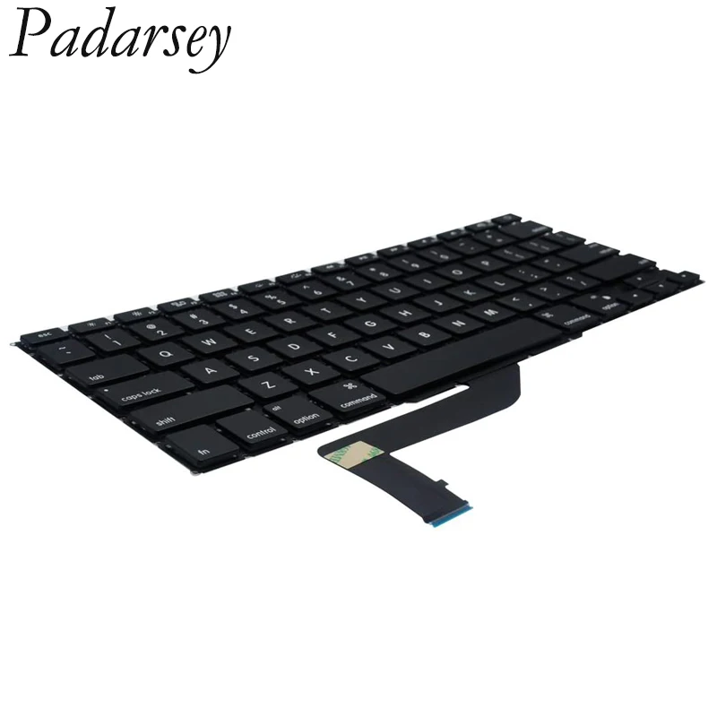 Клавиатура Pardarsey A1398 с подсветкой английская и раскладка подходит для MacBook Pro 15