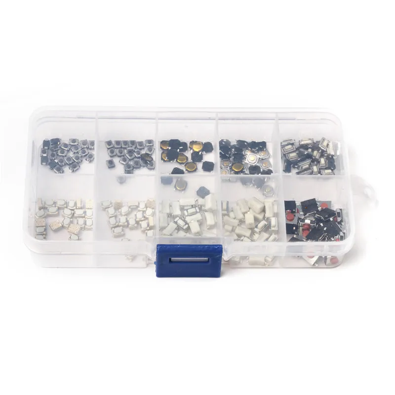 200Pcs 10 Models Car Remote Control Tablet Mini Switch Key Press Tactile Push Button | Обустройство дома