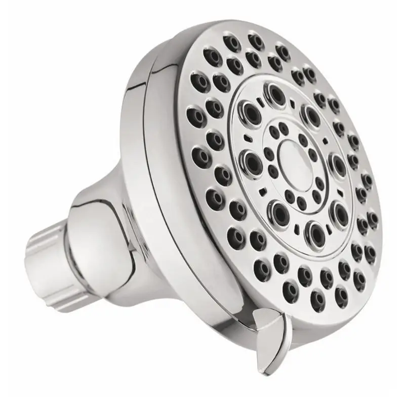 

Electroplating 5-Setting Shower Head High Pressure Angle Adjustable Showerhead with Anti-Clog Jets for Home Hotel Bathroom