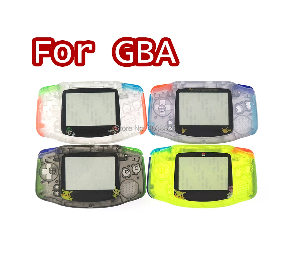 Для GBA Dreamy Полный Корпус в сборе цветная резиновая прокладка кнопки экрана винты