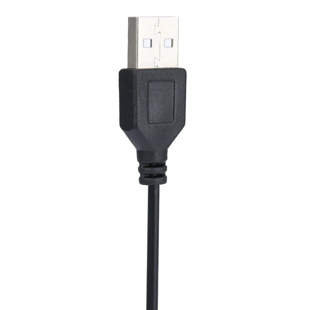 80 см USB 2 0 Тип Мужской 3 5 мм DC Коннектор с цилиндрическим разъемом 5В кабель черный