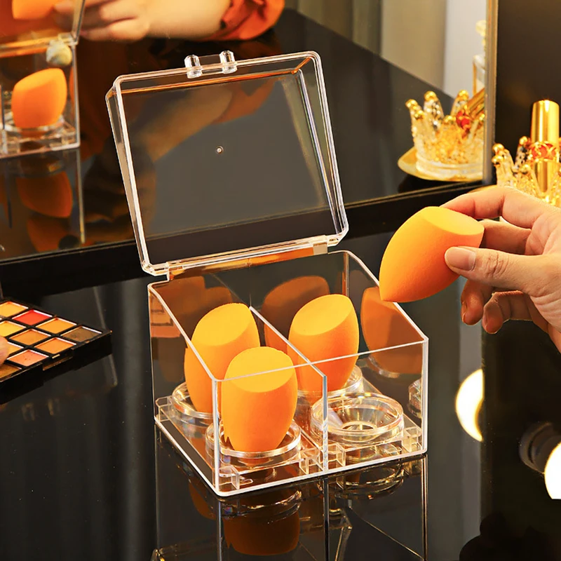 Органайзер для ватных палочек пылезащитный Настольный контейнер хранения и