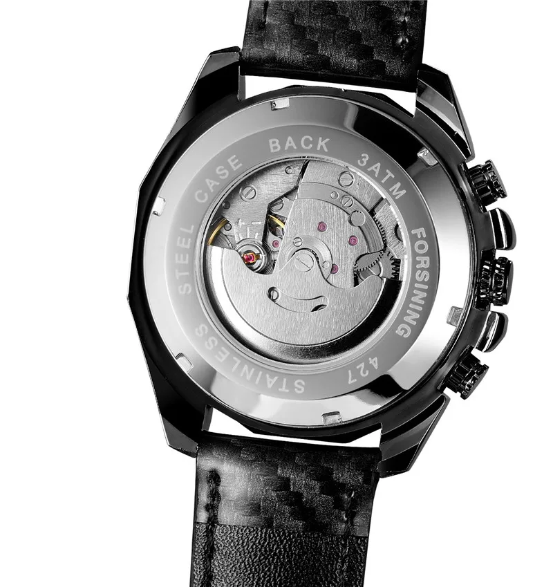 FORSINING автоматические механические мужские наручные часы военные спортивные