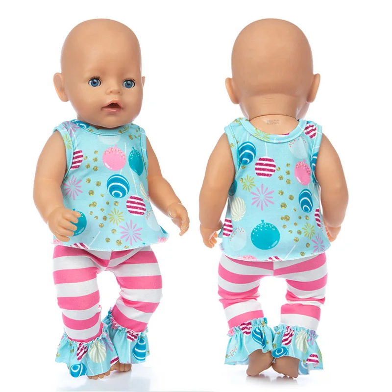 

Hot Suit Doll Clothes Fit 17 inch 43cm Doll Clothes Born Babies Doll Clothes For Baby Birthday Festival Gift