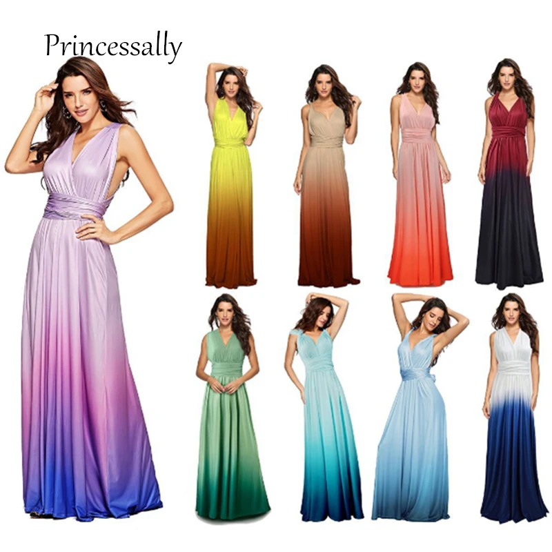 Новинка 2019 г. вечернее платье сексуальное с открытой спиной Простой Трикотажный