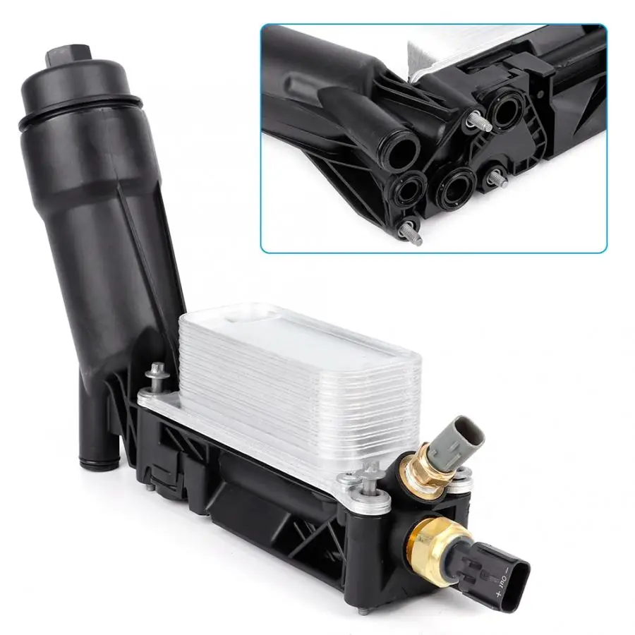 Масляный радиатор охлаждения двигателя фильтр с датчиком подходит для DODGE Challenger