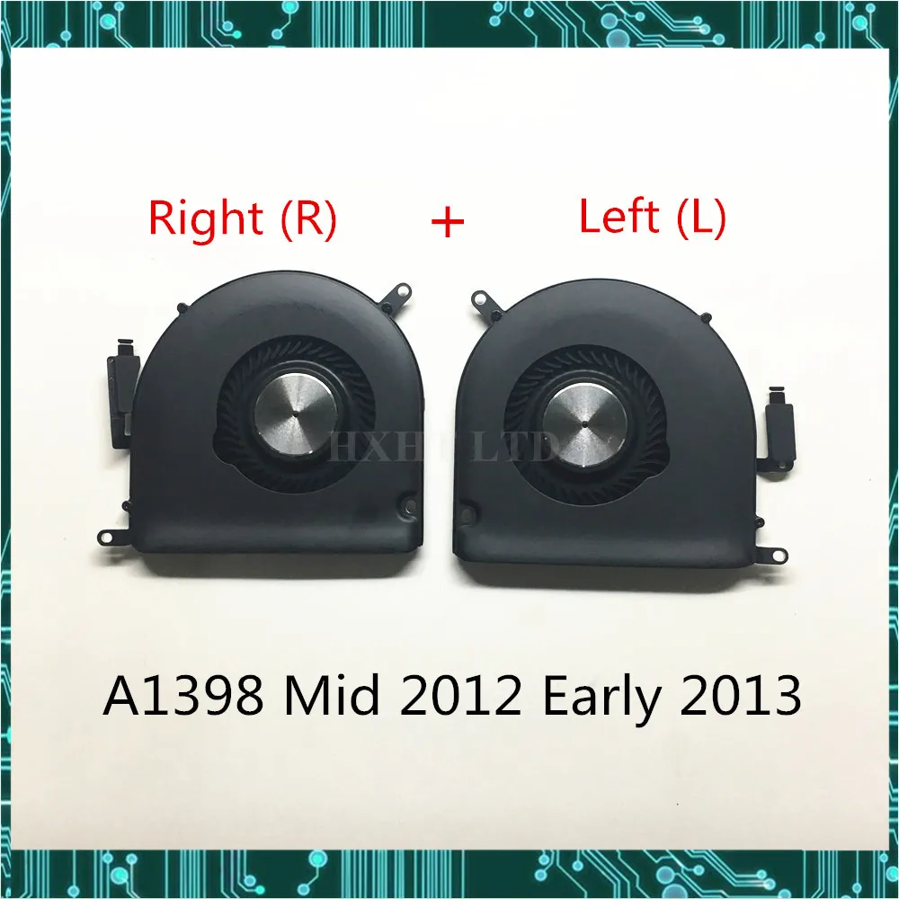 Ноутбук A1398 вентилятор правой и левой стороны cpu кулер охлаждающий для MacBook Pro retina