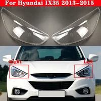 car front headlight cover for hyundai ix35 2013 2015 auto headlamp lampshade lampcover head lamp light glass lens shell caps