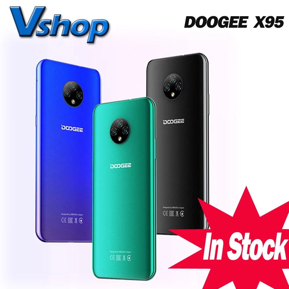Смартфон DOOGEE X95 на Android 10 0 экран 6 52 дюйма 2 ГБ + 16 Гб | Мобильные телефоны и
