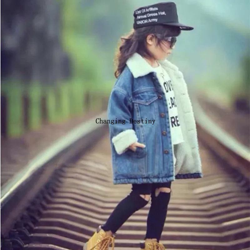 От 3 до 8 лет детская одежда зимняя средней длины куртка для мальчиков из овечьей