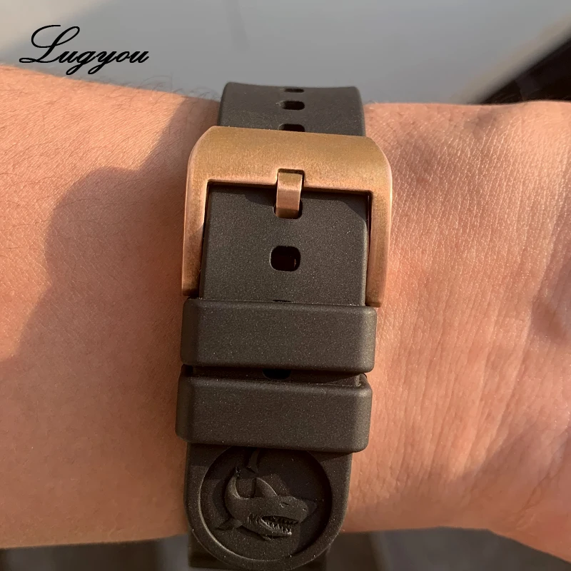 Lugyou San Martin 62Mas Diver механические Автоматические NH35 мужские часы бронзовые CUSN8