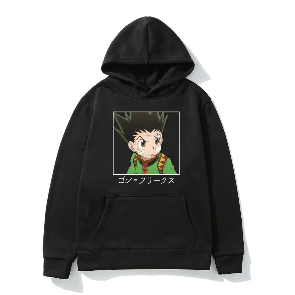 

Hunter X Hunter Logo Print Hoodie Men Women Anime X Green Boy X Street Hip Hop Harajuku Sweatshirt Man College Manga Hoodies New