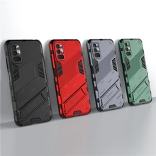 For Xiaomi Redmi Note 10T 5G Case Punk Rubber Armor Bracket Protective Case For Redmi note 10 5G Cover for Redmi Note 10 10 Pro