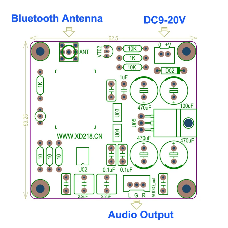 

APTX-HD CSR8675 Bluetooth 5,0 PCM5102A I2S