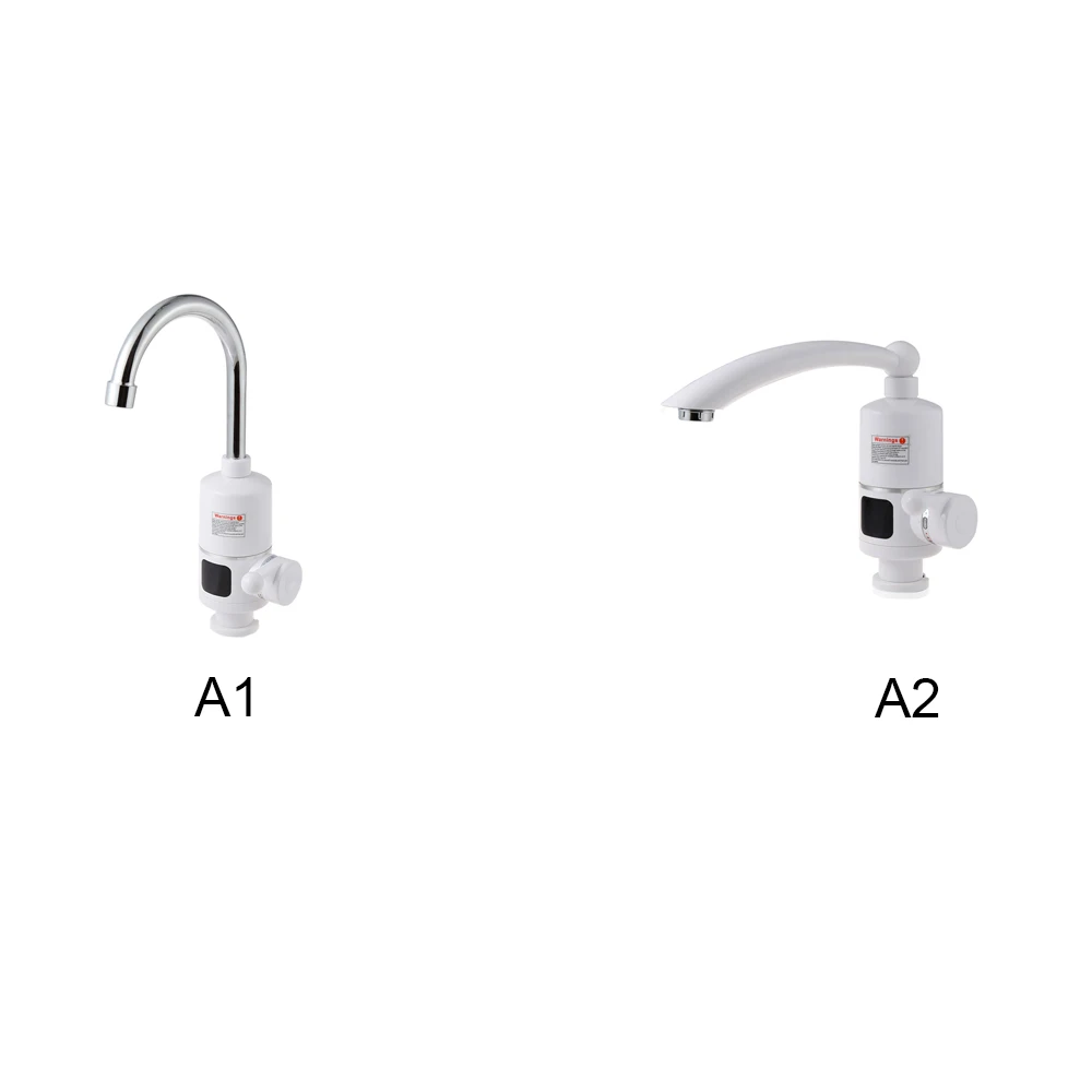 

Kitchen Water Heater Tap Faucet Instantaneous Water Heater Shower Instant Heaters Tankless Water Heating Tap EU Plug