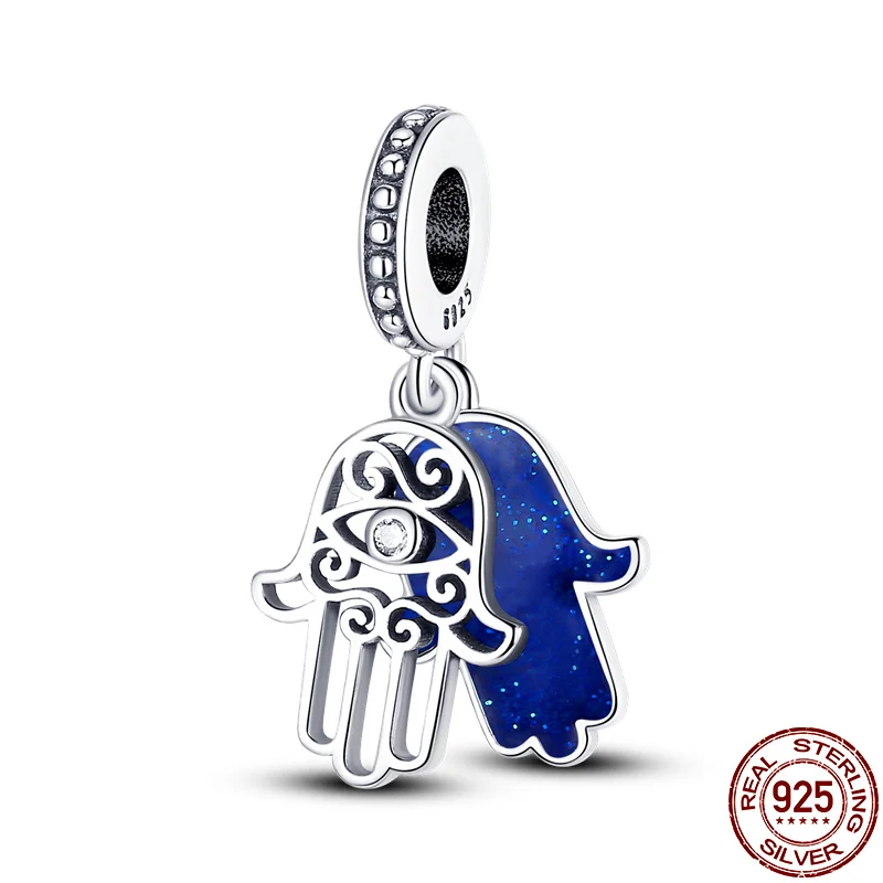

Hot New Products 2021Arrival 100% Real 925 Sterling Silver Demon's Eye Palm Beads Fit Original 3mm Bracelet DIY Jewelry