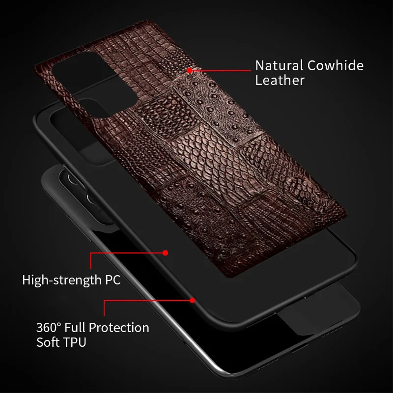 for samsung galaxy a72 a32 a52 5g ultra back cover genuine leather first layer cowhide a70 a71 a51plus 4g mobile phone case free global shipping