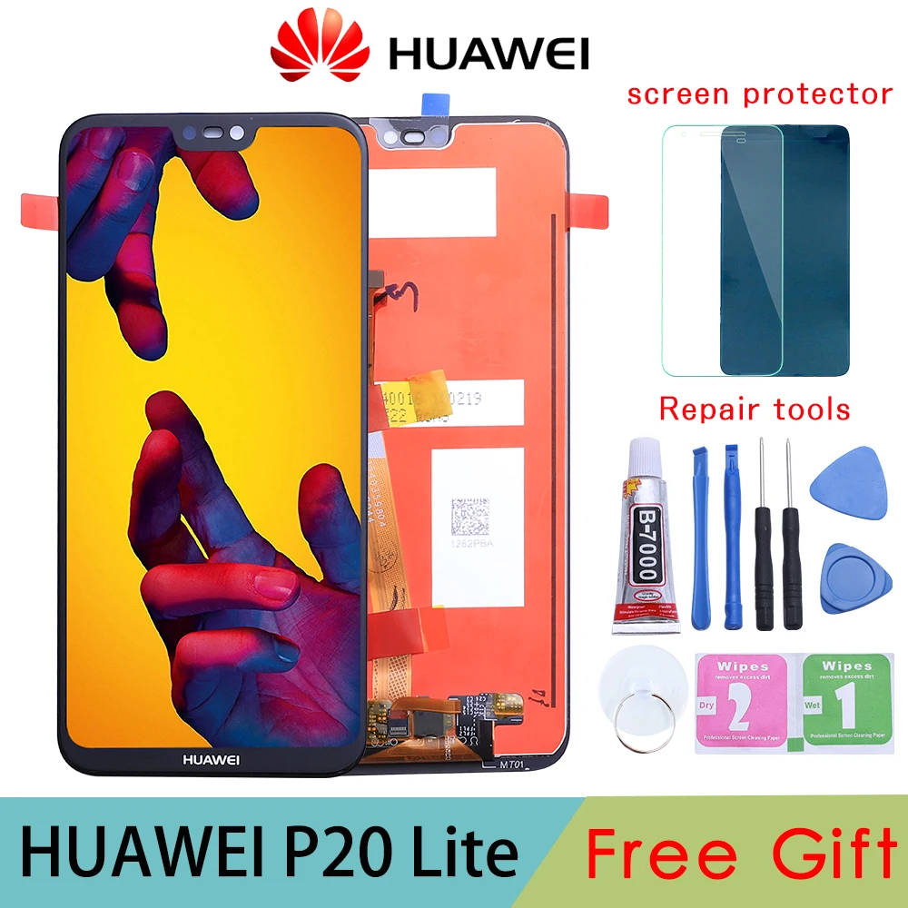 2280*1080 AAA качественный ЖК-дисплей с рамкой для HUAWEI P20 Lite ЖК-экран для HUAWEI P20 Lite ANE-LX1 ANE-LX3 Nova 3e