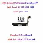 Логическая плата для iphone 7 plus с touch id. Firee icloud разблокированный для iphone 7plus материнская плата Оригинальная для 256 ГБ 128 ГБ 32 ГБ