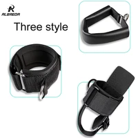 2 pcs padded sport ankle strap d ring ankle support brace cable machines foot bandage fitness guard band ankle foot support