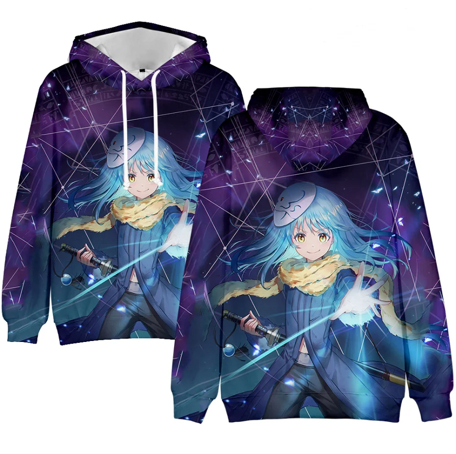 

Popular Cosplay Rimuru Tempest 3D printed Hoodies Sweatshirts Boys/Girls Fashion Sweatshirt Adult Child Casual Pullovers Tops