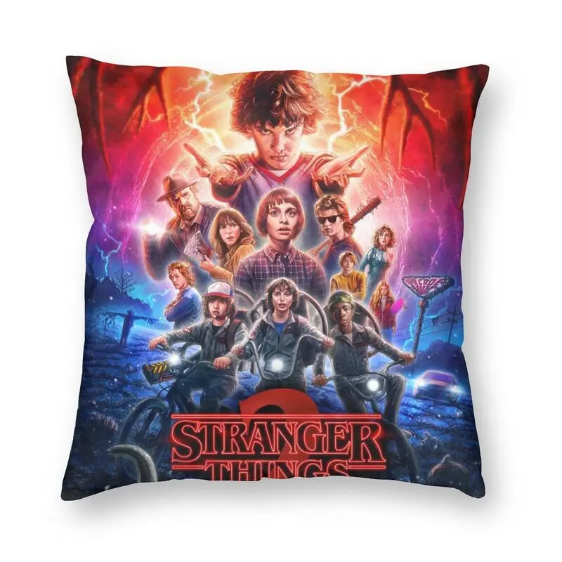 

Trendy TV Stranger Things Pillow Cover Home Decorative Cushion Cover Throw Pillow for Living Room Double-sided Printing